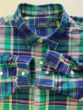 Polo Ralph Lauren- cotton button up shirt Size 2XL